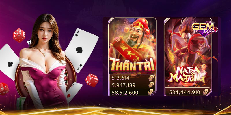 Danh sách game hot tại Gemwin gọi tên nổ hũ