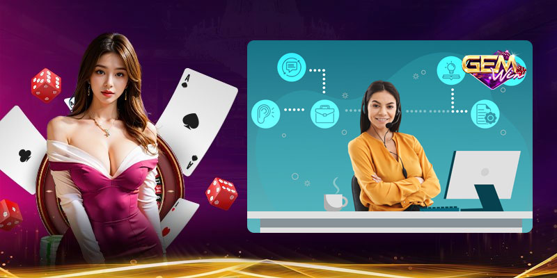 Liên hệ Gemwin sẽ gặp đội CSKH thân thiện